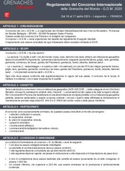 Regolamento del Concorso Internazionale - delle Grenache del Mondo - G.D.M. 2020 - Grenaches du ...