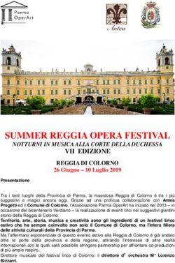 SUMMER REGGIA OPERA FESTIVAL - Parma OperArt