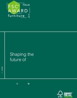 Future of Wood Shaping the - ITALIA - FSC Italia