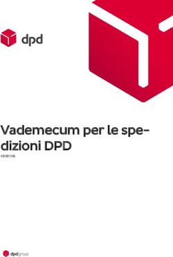 Vademecum per le spe-dizioni DPD