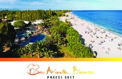 PREZZI 2017 - Camping Arinella Bianca