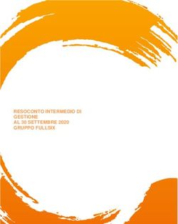 RESOCONTO INTERMEDIO DI GESTIONE AL 30 SETTEMBRE 2020 GRUPPO FULLSIX