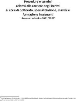 Procedure e termini relativi alle carriere degli iscritti ai corsi di dottorato, specializzazione, master e formazione insegnanti
