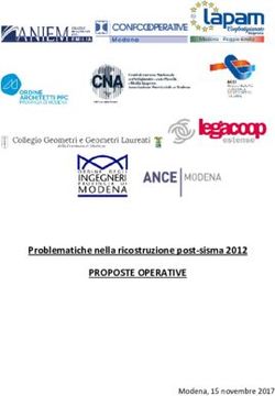 PROPOSTE OPERATIVE Problematiche nella ricostruzione post-sisma 2012 - Modena, 15 novembre 2017 - Lapam