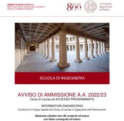AVVISO DI AMMISSIONE A.A. 2022/23 - SCUOLA DI INGEGNERIA - Unipd