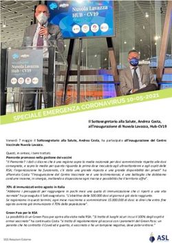 Il Sottosegretario alla Salute, Andrea Costa, all'inaugurazione di Nuvola Lavazza, Hub-CV19