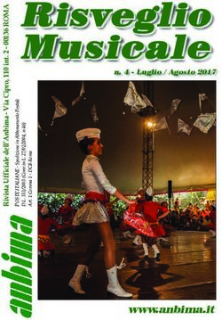 Risveglio Musicale - www.anbima.it - n. 4 - Luglio / Agosto 2017