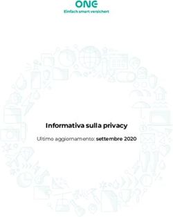 Informativa sulla privacy - Ultimo aggiornamento: settembre 2020 - wefox