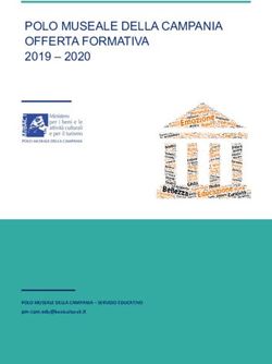 POLO MUSEALE DELLA CAMPANIA OFFERTA FORMATIVA 2019 2020