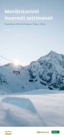 Manifestazioni invernali settimanali - Val Venosta