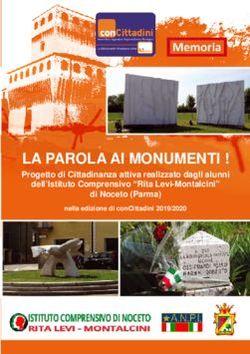 La paroLa ai monumenti ! - progetto di Cittadinanza attiva realizzato dagli alunni dell'istituto Comprensivo "rita Levi-montalcini" di noceto ...