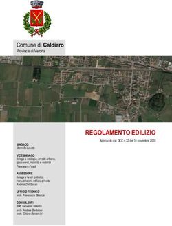 REGOLAMENTO EDILIZIO - Comune di Caldiero
