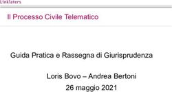 Il Processo Civile Telematico Guida Pratica e Rassegna di Giurisprudenza Loris Bovo - Andrea Bertoni 26 maggio 2021 - ASLA Italia