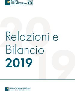 2019 Relazioni e Bilancio - Banca Malatestiana