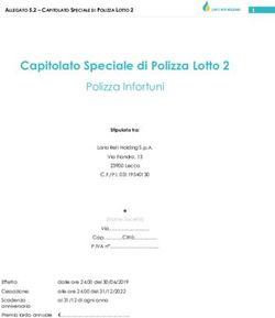 Capitolato Speciale di Polizza Lotto 2 - Polizza Infortuni - Lario Reti Holding