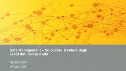 Data Management - Sbloccare il valore degli asset dati dell'azienda - FIT STRATEGY 10 luglio 2020 - IOTtoday