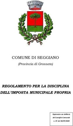 COMUNE DI SEGGIANO REGOLAMENTO PER LA DISCIPLINA DELL'IMPOSTA MUNICIPALE PROPRIA - (Provincia di Grosseto)