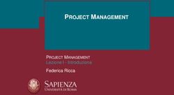 PROJECT MANAGEMENT PROJECT MANAGEMENT - Lezione I - Introduzione Federica Ricca