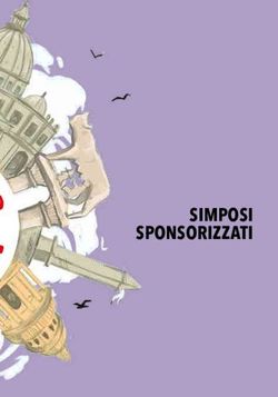 SIMPOSI SPONSORIZZATI - XLII Congresso Nazionale SIFO