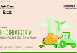 Il settore ENOINDUSTRIA - letto da Info Data - Il Sole 24 ORE per Repower PMI, LA RIPRESA POST COVID IN 8 FOCUS