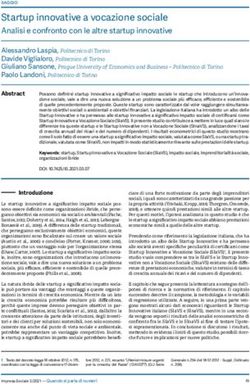 Startup innovative a vocazione sociale - Analisi e confronto con le altre startup innovative - Amazon AWS
