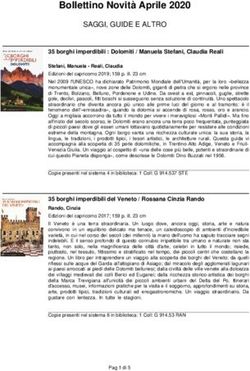 Bollettino Novit&agrave; Aprile 2020 - SAGGI, GUIDE E ALTRO - Comune di Torreglia