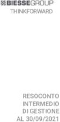 RESOCONTO INTERMEDIO DI GESTIONE AL 30/09/2021 - THINKFORWARD