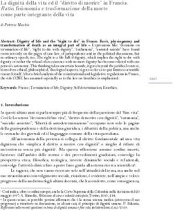 La dignit&agrave; della vita ed il "diritto di morire" in Francia. Ratio, fisionomia e trasformazione della morte come parte integrante della vita - DPCE ...