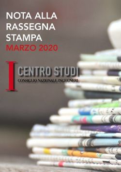NOTA ALLA RASSEGNA STAMPA - MARZO 2020 - Centro Studi CNI
