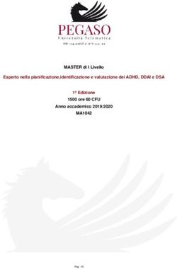 MASTER di I Livello Esperto nella pianificazione,identificazione e valutazione dei ADHD, DDAI e DSA 1&ordf; Edizione 1500 ore 60 CFU Anno accademico ...