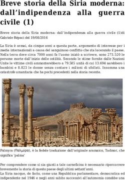Breve storia della Siria moderna: dall'indipendenza alla guerra civile (1)