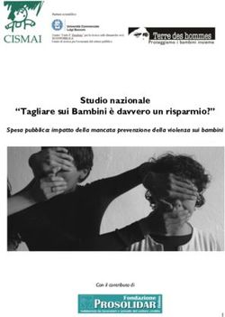 Studio nazionale "Tagliare sui Bambini è davvero un risparmio?" - Spesa pubblica: impatto della mancata prevenzione della violenza sui bambini