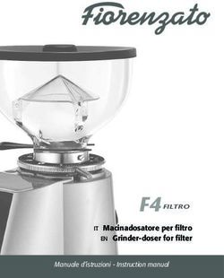 F4 FILTRO IT Macinadosatore per filtro EN Grinder-doser for filter - Manuale d'istruzioni - Instruction manual