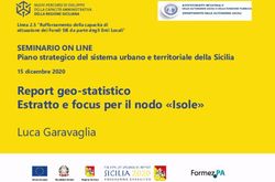 Report geo-statistico Estratto e focus per il nodo "Isole" - Eventi PA