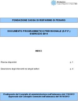 FONDAZIONE CASSA DI RISPARMIO DI PESARO DOCUMENTO PROGRAMMATICO PREVISIONALE (D.P.P.) ESERCIZIO 2014
