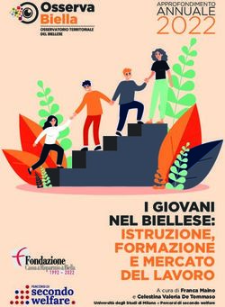 I GIOVANI NEL BIELLESE: ISTRUZIONE, FORMAZIONE E MERCATO DEL LAVORO - A cura di Franca Maino e Celestina Valeria De Tommaso - OsservaBiella