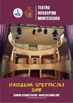 RASSEGNA SPETTACOLI 2018 - TEATRO ROSASPINA MONTESCUDO - COMUNE DI MONTESCUDO - MONTECOLOMBO (RN) - Associazione Pro Loco Montescudo