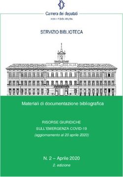 RISORSE GIURIDICHE SULL'EMERGENZA COVID-19 - N. 2 - Aprile 2020 (aggiornamento al 20 aprile 2020) - Astrid ...