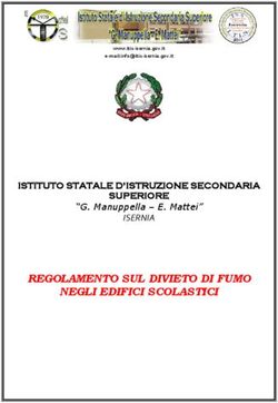 REGOLAMENTO SUL DIVIETO DI FUMO NEGLI EDIFICI SCOLASTICI - ISTITUTO STATALE D'ISTRUZIONE SECONDARIA SUPERIORE