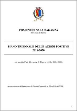 COMUNE DI SALA BAGANZA PIANO TRIENNALE DELLE AZIONI POSITIVE - 2018-2020 Provincia di Parma Ai sensi dell'art. 48, comma 1, d.lgs. n. 148 del ...