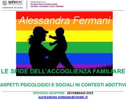 Alessandra Fermani - LE SFIDE DELL'ACCOGLIENZA FAMILIARE ASPETTI PSICOLOGICI E SOCIALI IN CONTESTI ADOTTIVI