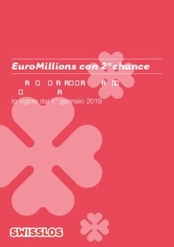 EuroMillions con 2a chance - Regole del gioco e condizioni di partecipazione In vigore dal 1 gennaio 2019 - Swisslos