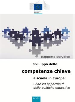 Competenze chiave Sviluppo delle a scuola in Europa: Sfide ed opportunità delle politiche educative - Cliclavoro