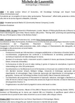 Michele de Laurentiis - Antropologo e Filmmaker - UniCamillus