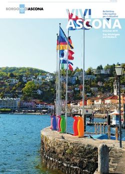 Bollettino informativo per i cittadini Ottobre 2019 Das Wichtigste auf Deutsch - Comune di Ascona