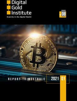 2021 Q1 - n. 08 - REPORT TRIMESTRALE - Digital Gold Institute