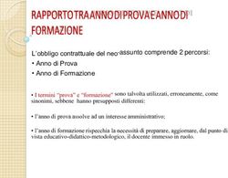 L'obbligo contrattuale del neo - assunto comprende 2 percorsi: Anno di Prova Anno di Formazione - "Orazio" - Pomezia