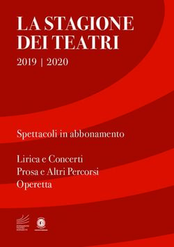 LA STAGIONE DEI TEATRI - Spettacoli in abbonamento Lirica e Concerti Prosa e Altri Percorsi Operetta - a.l.i. intesa sanpaolo