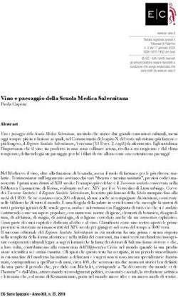 Vino e paesaggio della Scuola Medica Salernitana - Mimesis ...