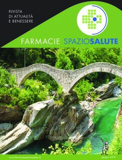 FARMACIE SPAZIOSALUTE - RIVISTA DI ATTUALITÀ E BENESSERE - Farmacie Spazio Salute